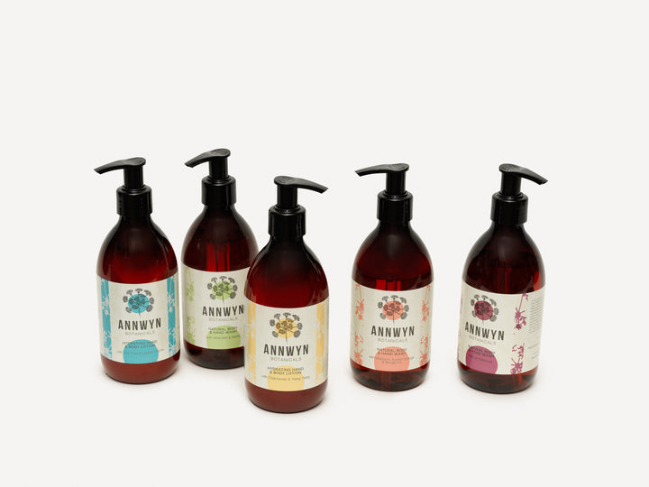 Natural Botanical body & hand lotions and body & hand washes