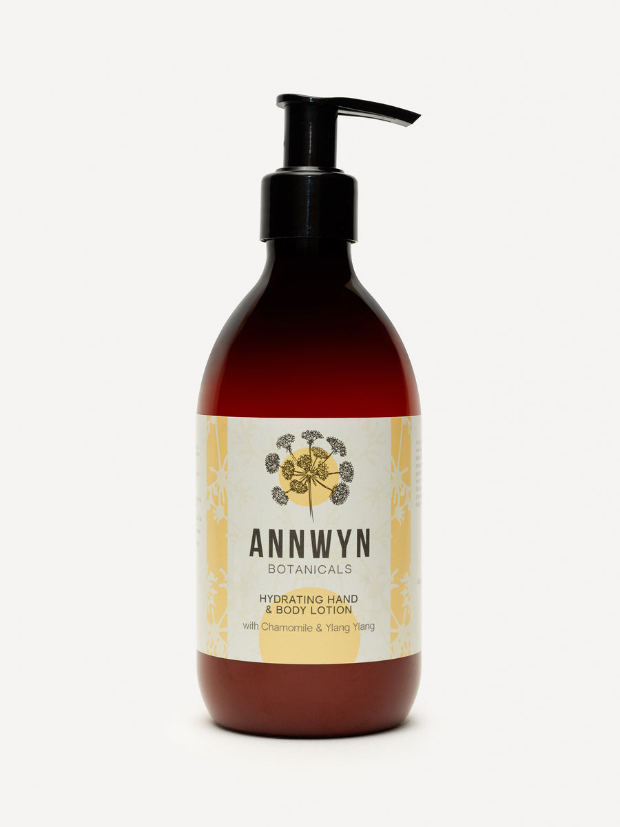 Hydrating hand & body Lotion with Chamomile & Ylang Ylang