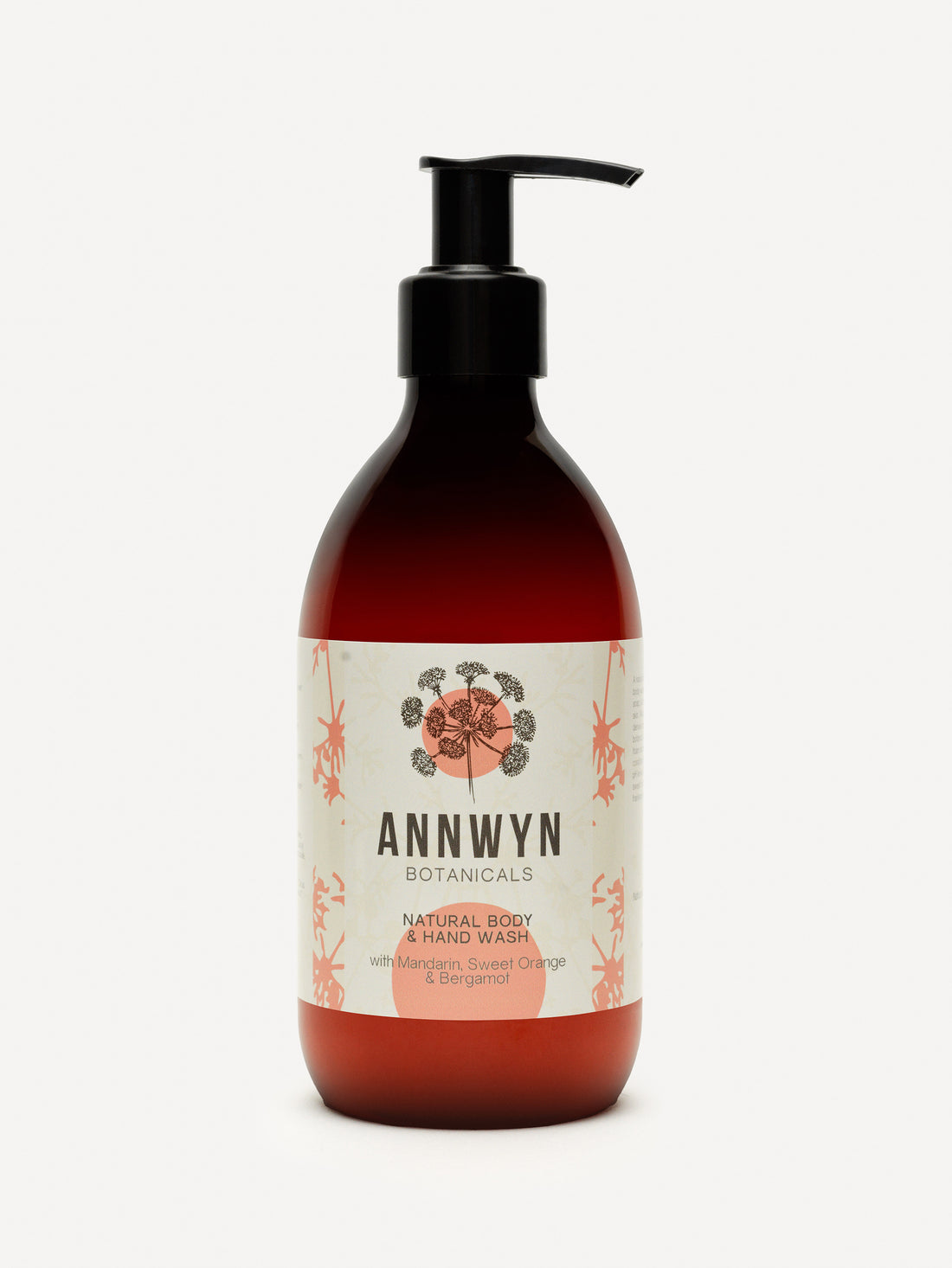 Natural body & hand Wash with Mandarin, Sweet orange & Bergamot